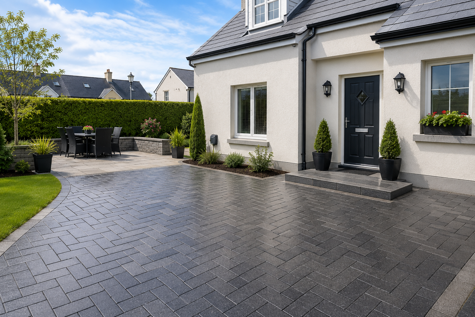 Driveway and Patio Cleaning work by Platinum