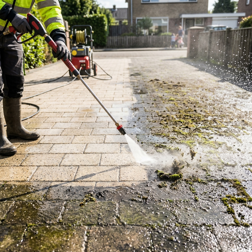 Driveway and patio cleaning and sanding